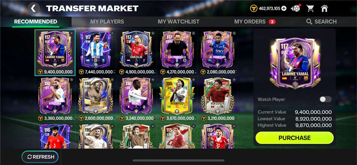 Fc mobile account