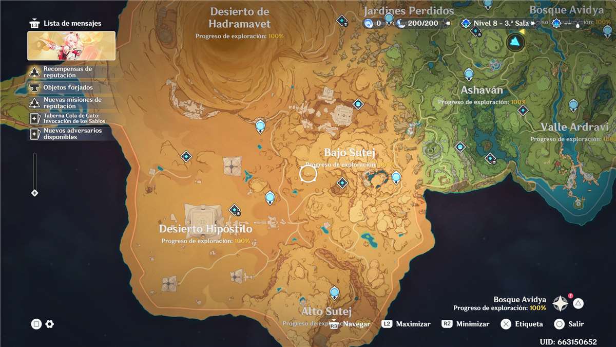 Cuenta de genshin abandonada 