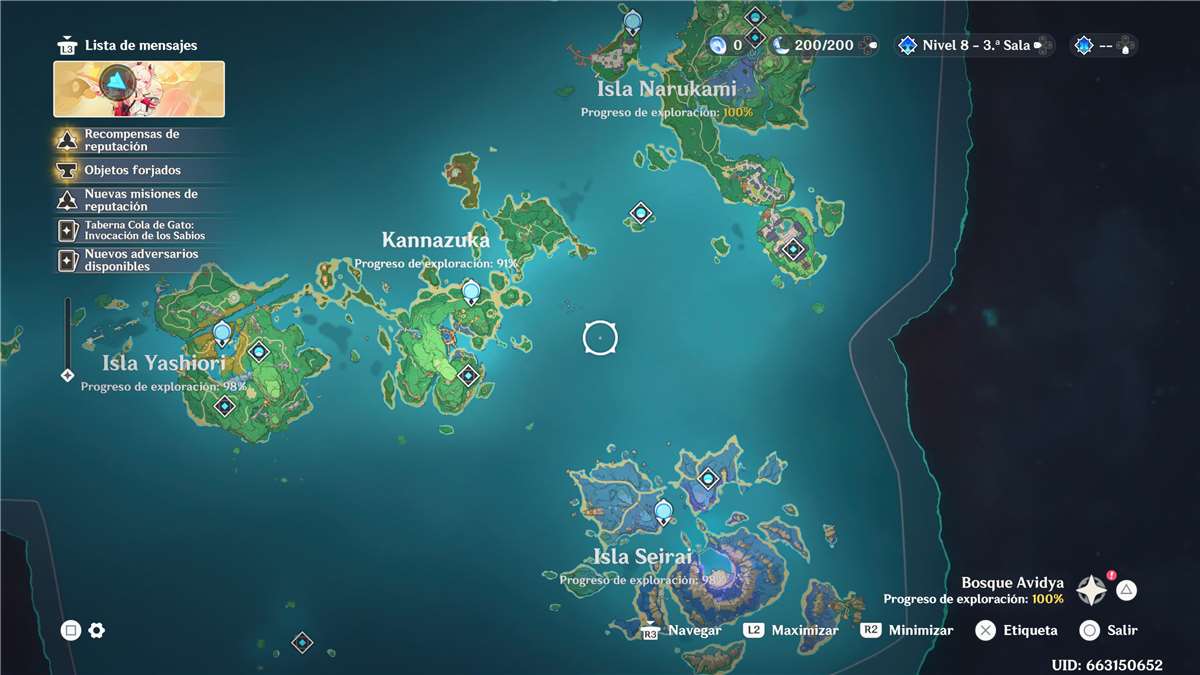 Cuenta de genshin abandonada 