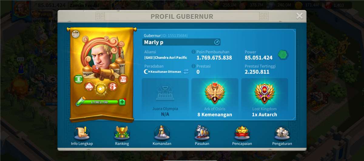 Jual akun t5 