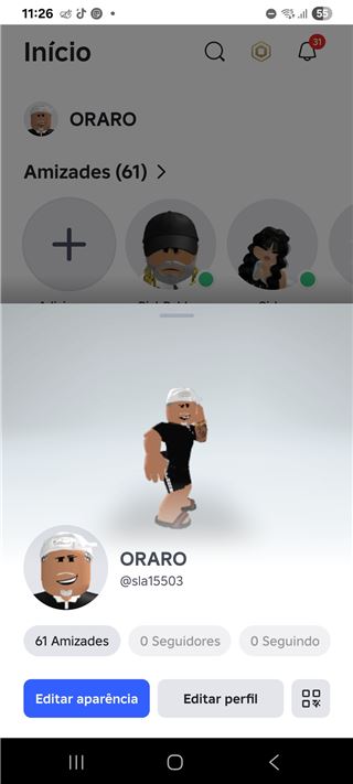 CONTA COM 205 ROBUX SUPER 