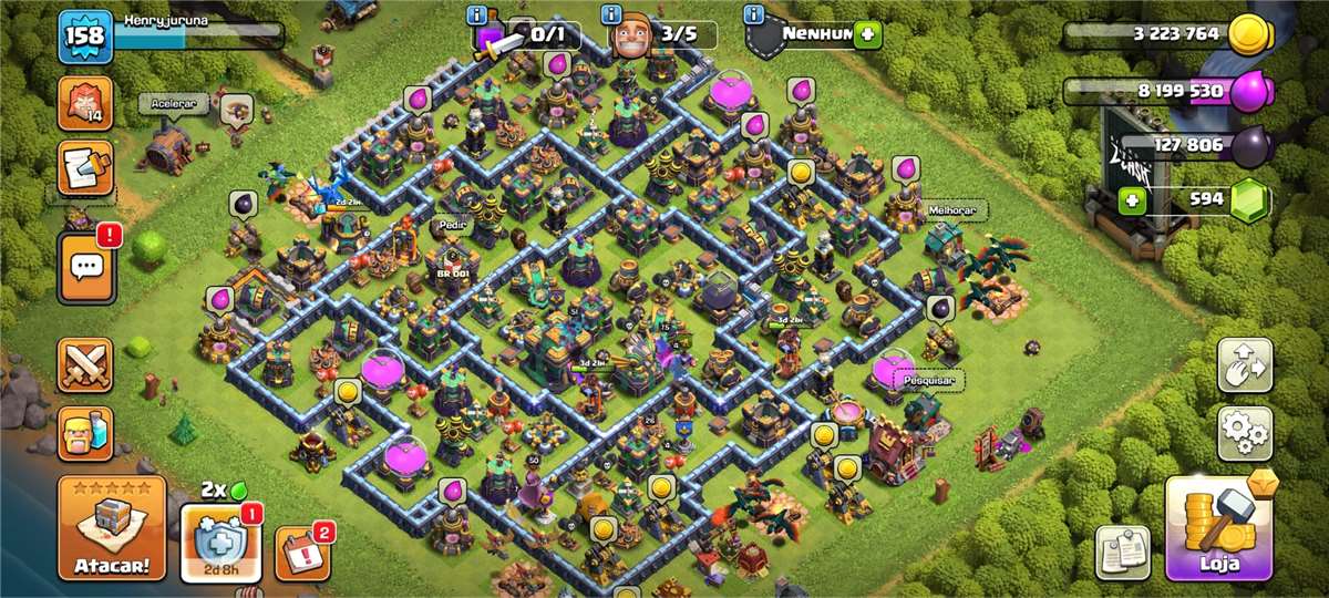 Clash Of Clans TH14 (Semi Full)