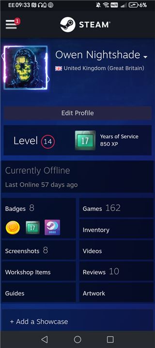 17 year account no bans 162 games