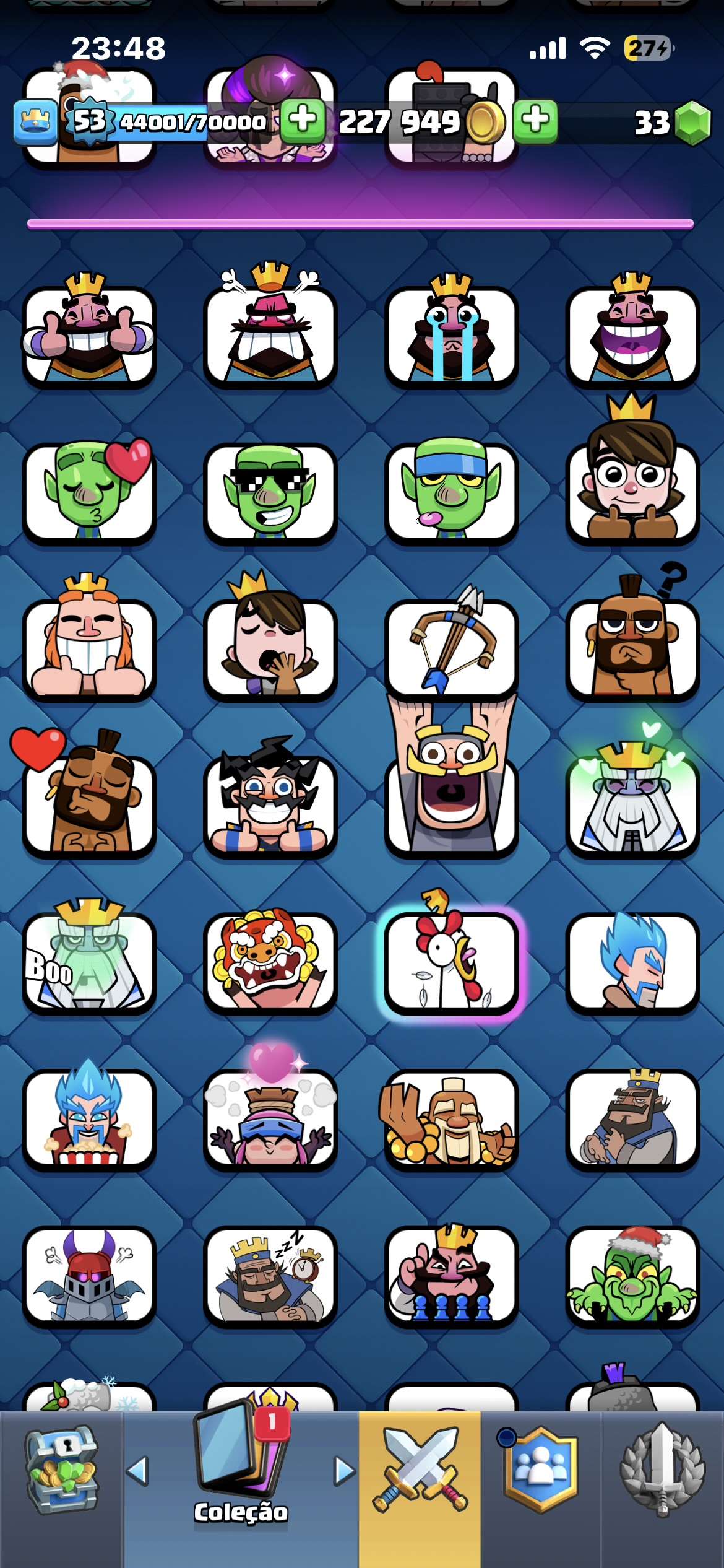 Conta de clash royale 2018