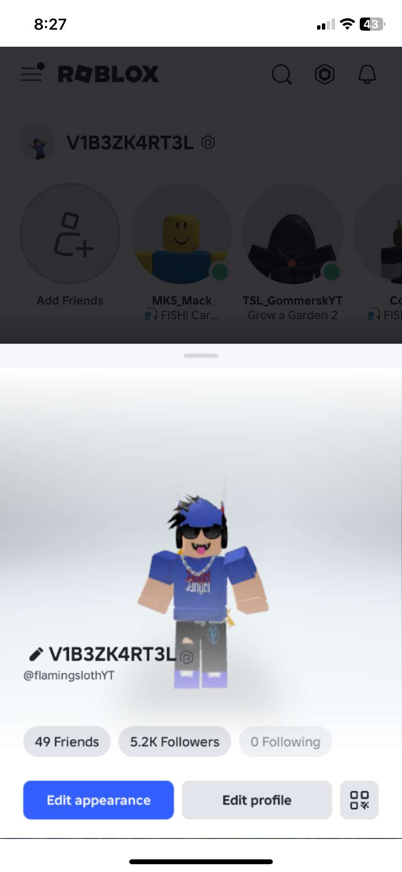 Stacked / rare Roblox account 