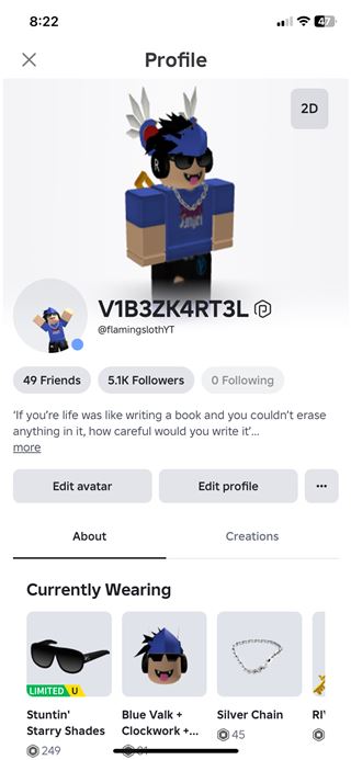 Stacked / rare Roblox account 