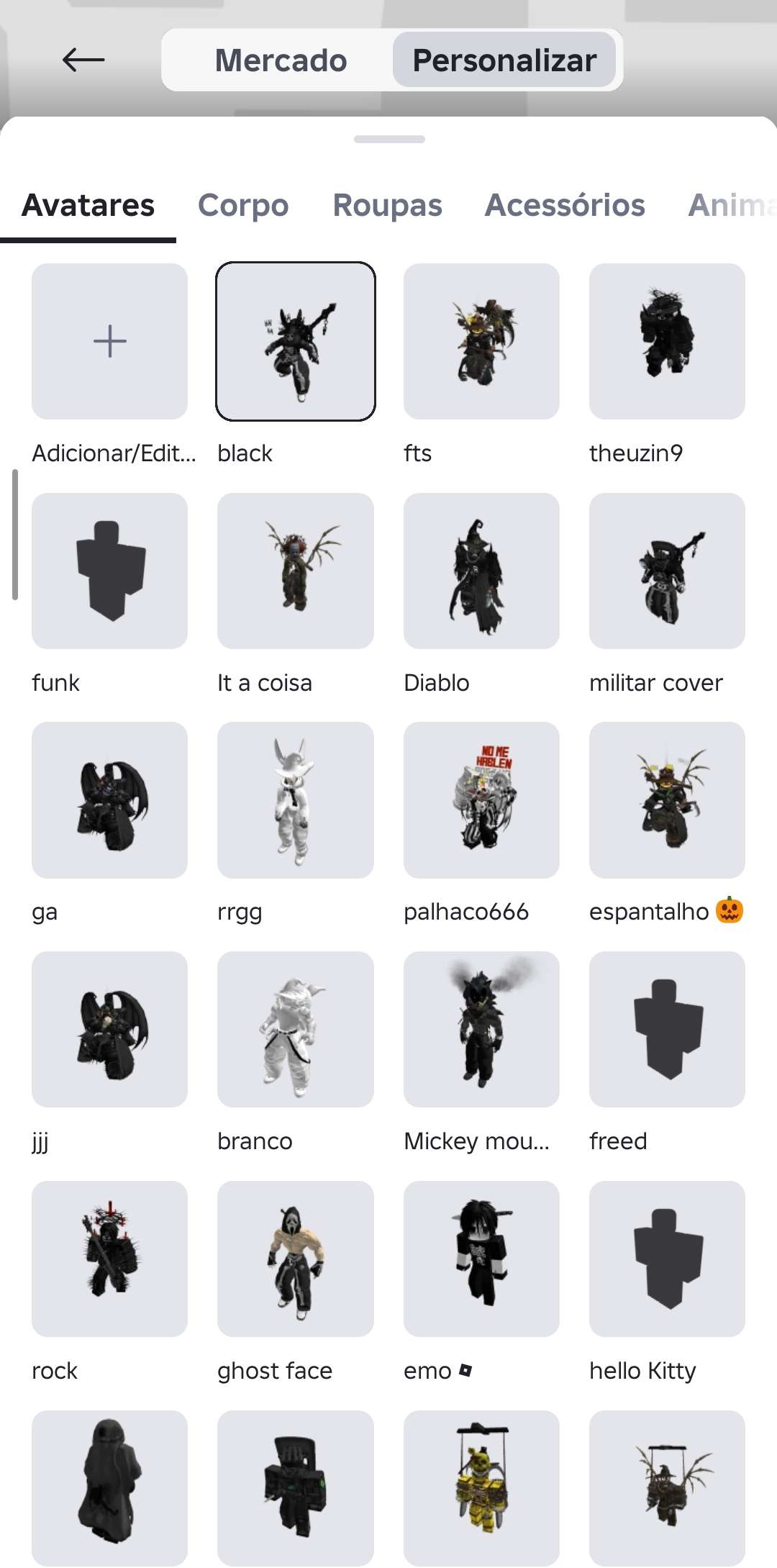 🎮 CONTA ROBLOX TOP