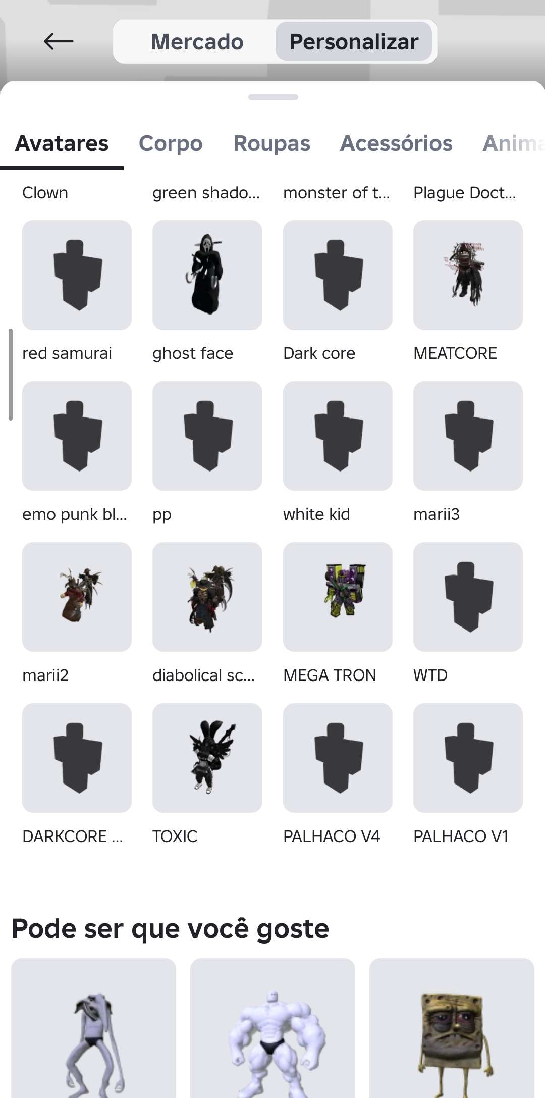 🎮 CONTA ROBLOX TOP