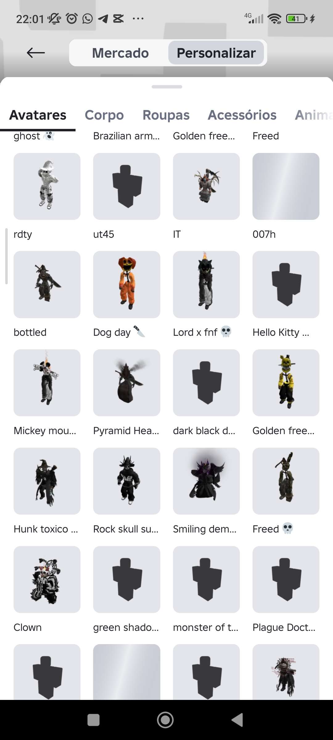 🎮 CONTA ROBLOX TOP