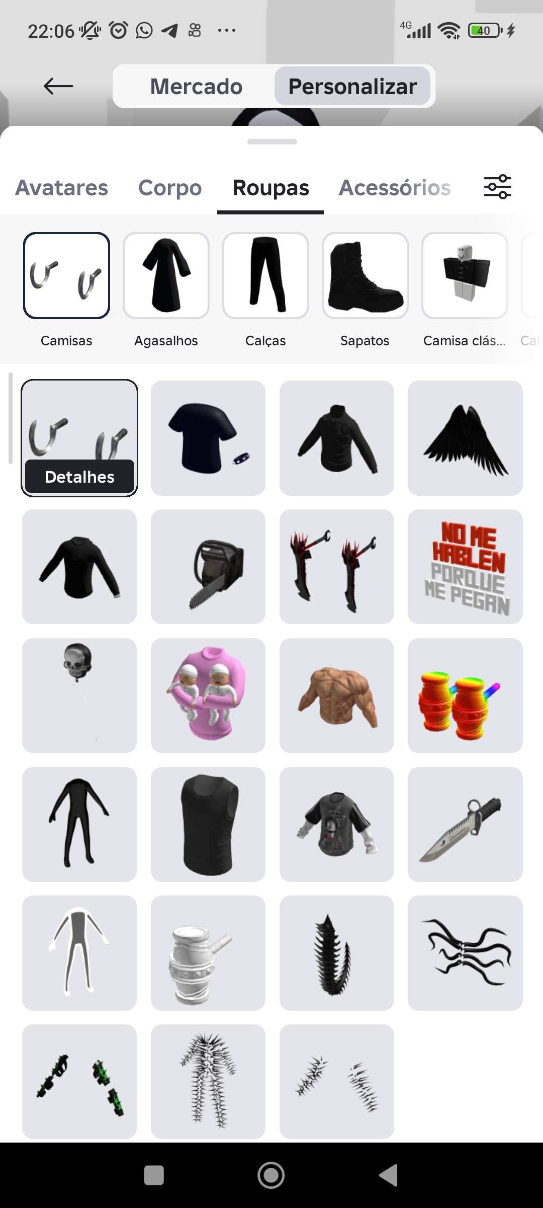 🎮 CONTA ROBLOX TOP