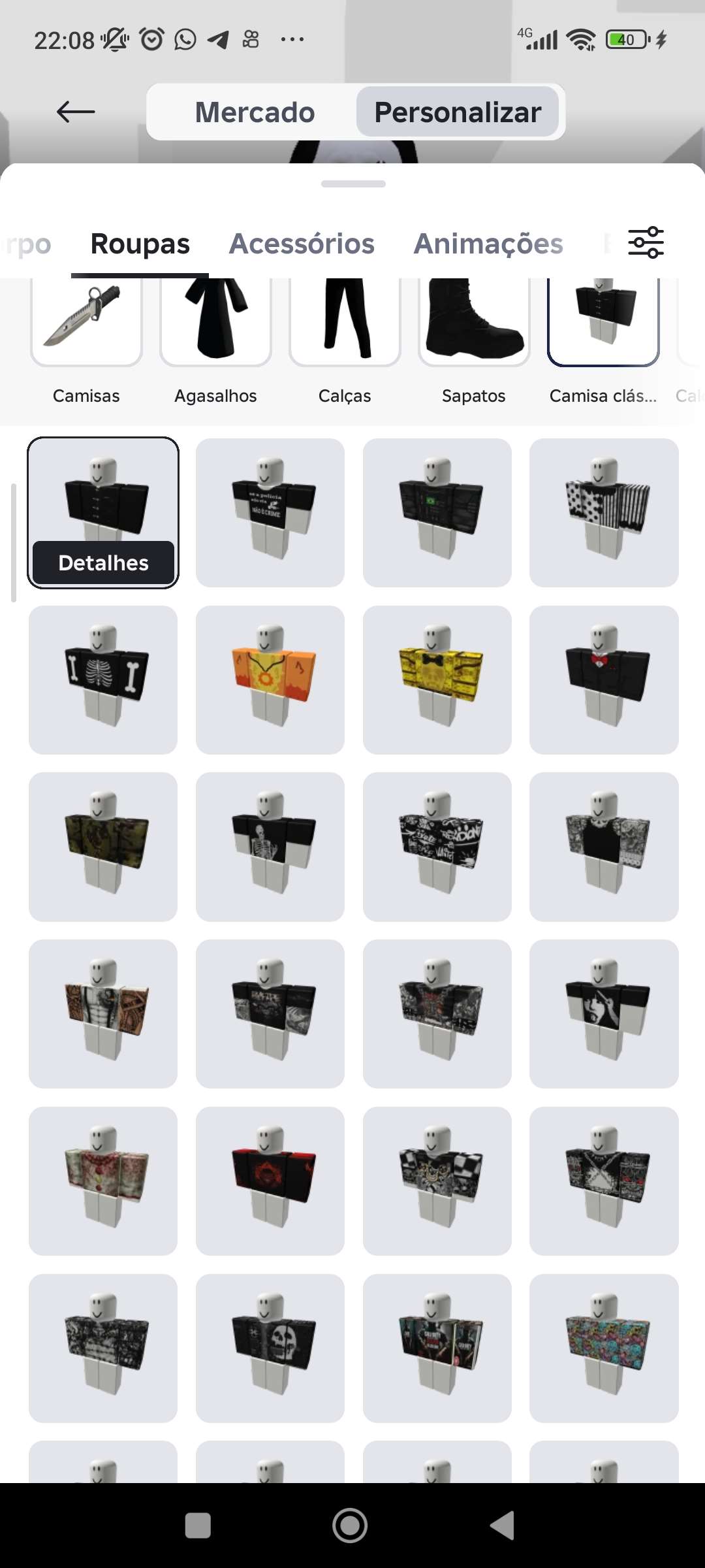 🎮 CONTA ROBLOX TOP