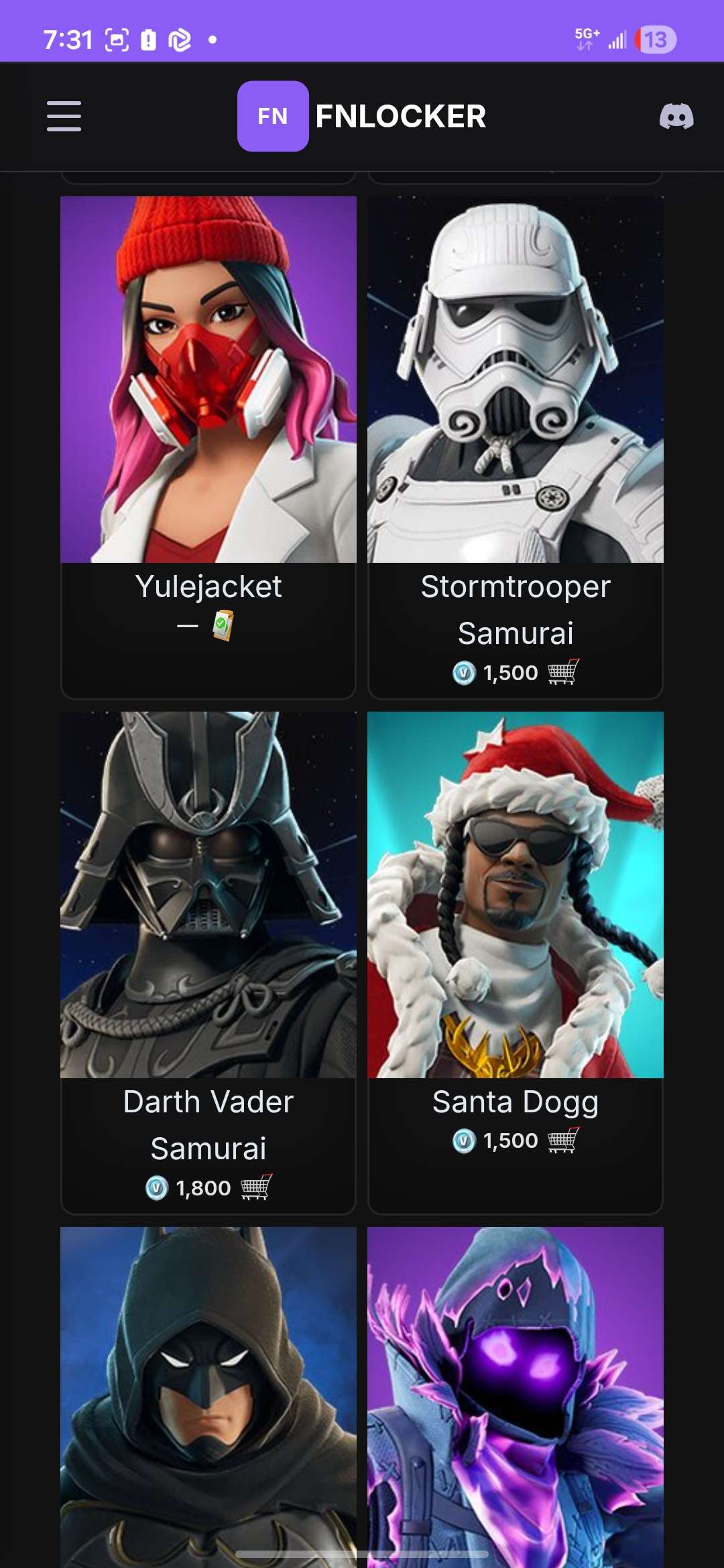 Fortnite account!! For sale 