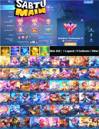Skin 362 | 1 Legend | 9 Collector | Other