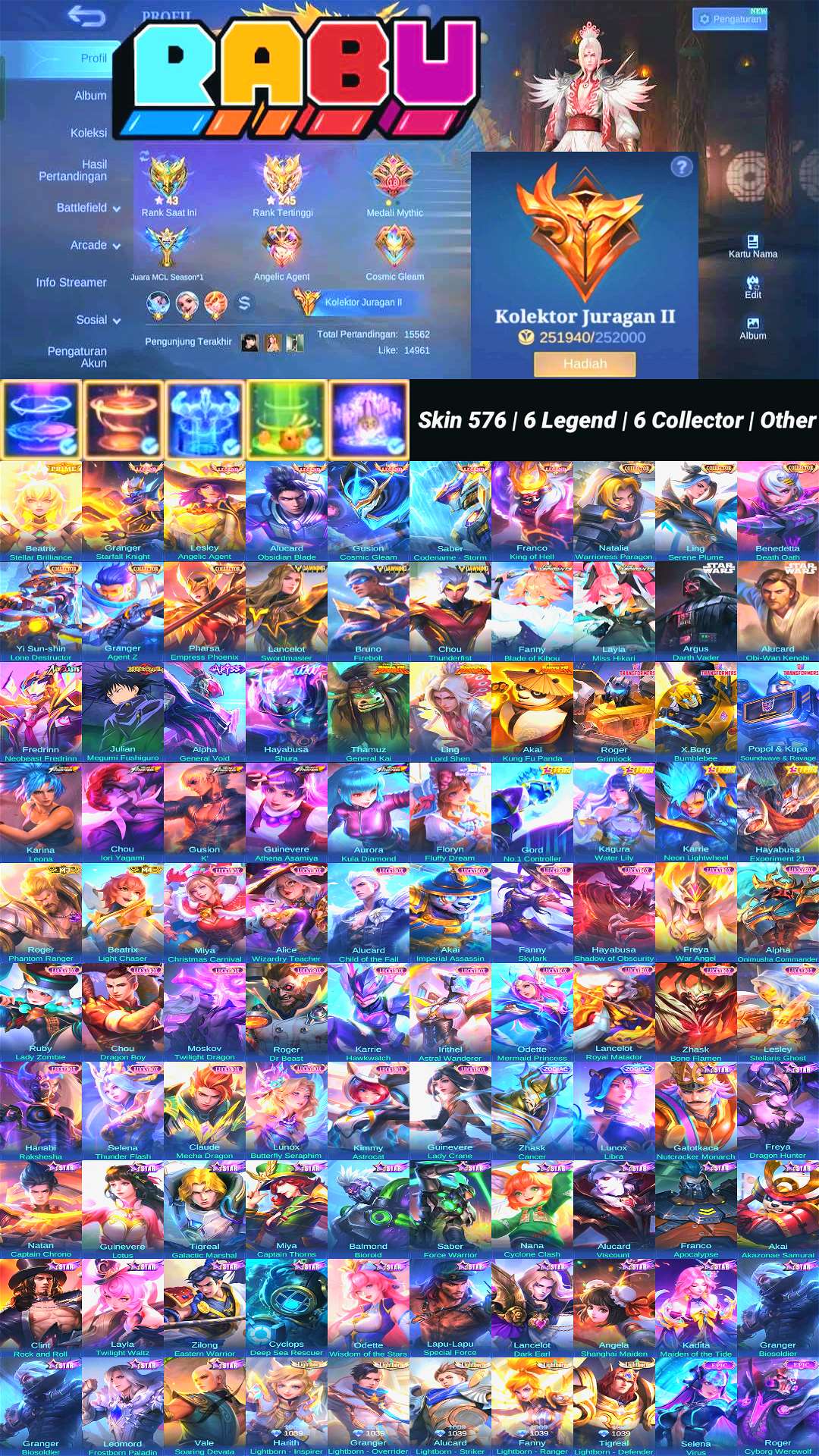 Skin 576 | 6 Legend | 6 Collector | Other