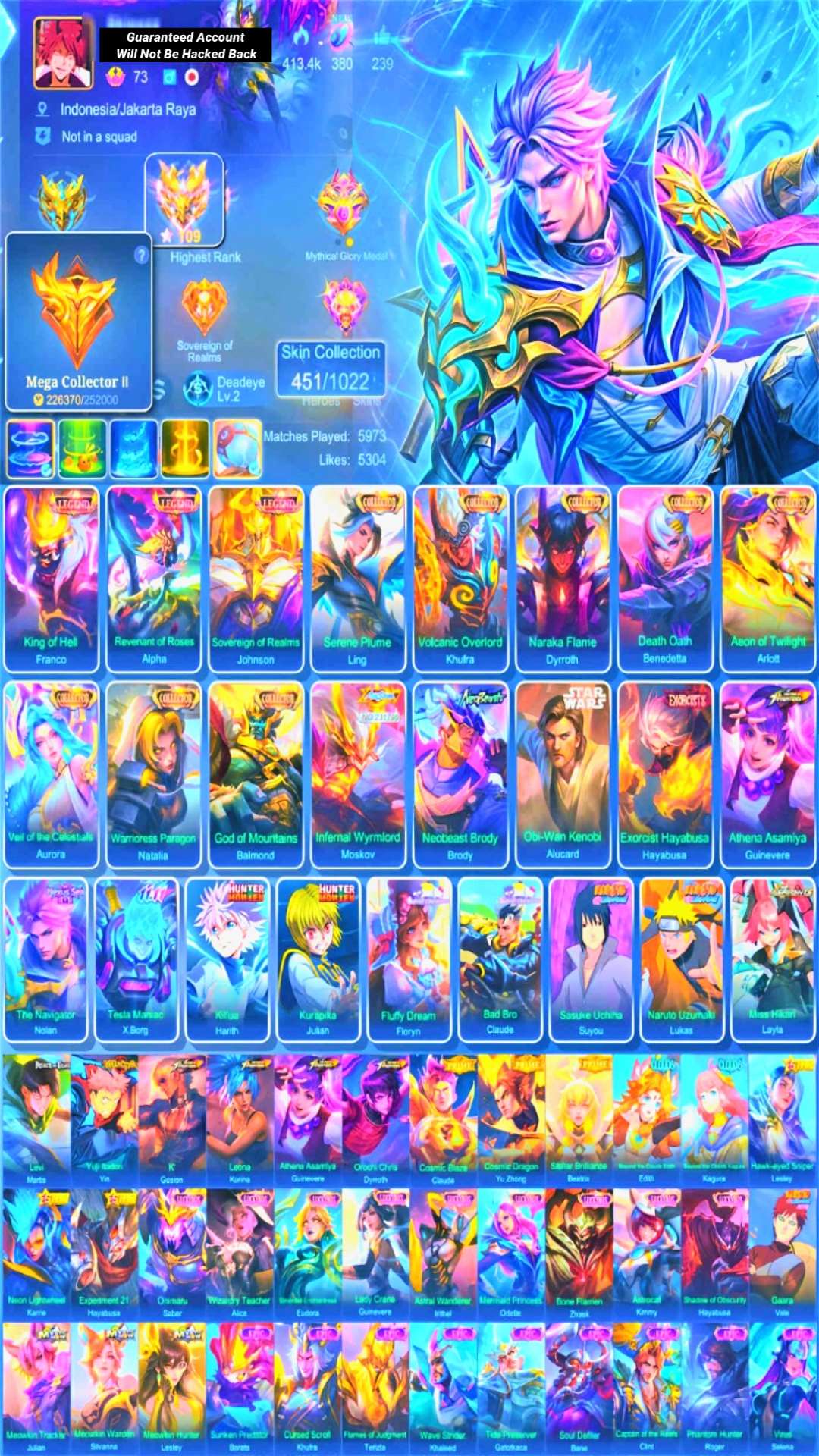 Skin 451 | 3 Legend | 8 Collector | Other