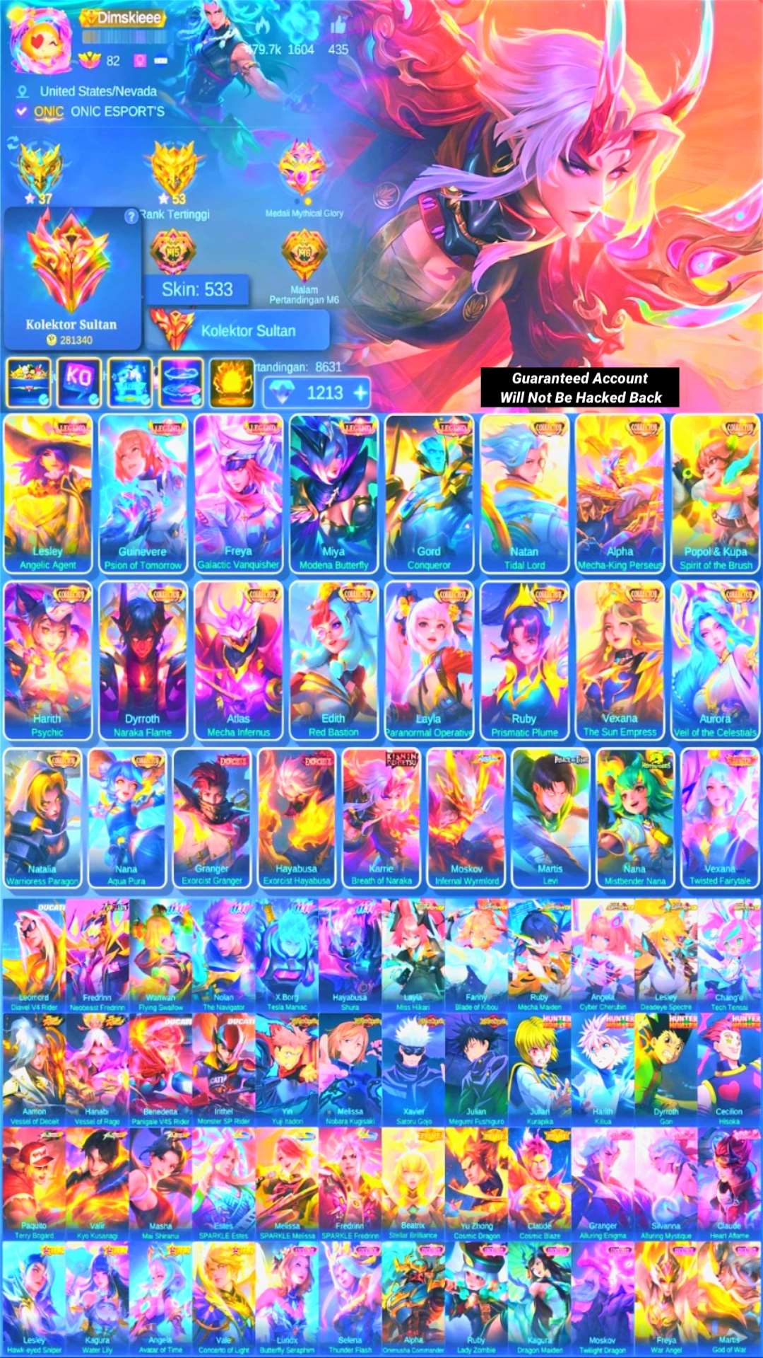 Skin 533 | 5 Legend | 13 Collector | Other