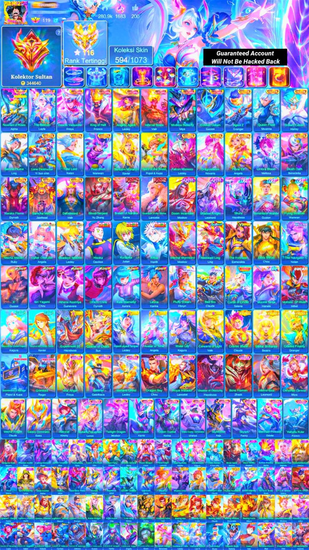 Skin 594 | 8 Legend | 18 Collector | Other