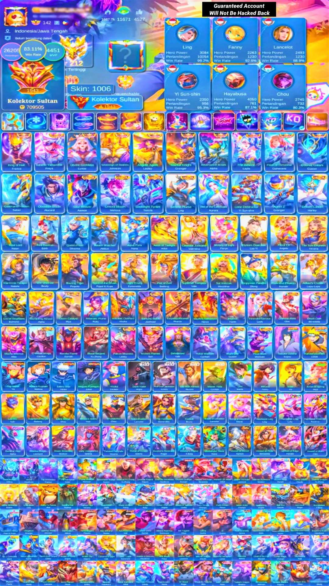 Skin 1006 | 12 Legend | 52 Collector | Other