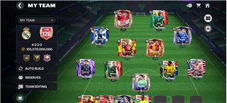 126 OVR squad for sale all players lv30
