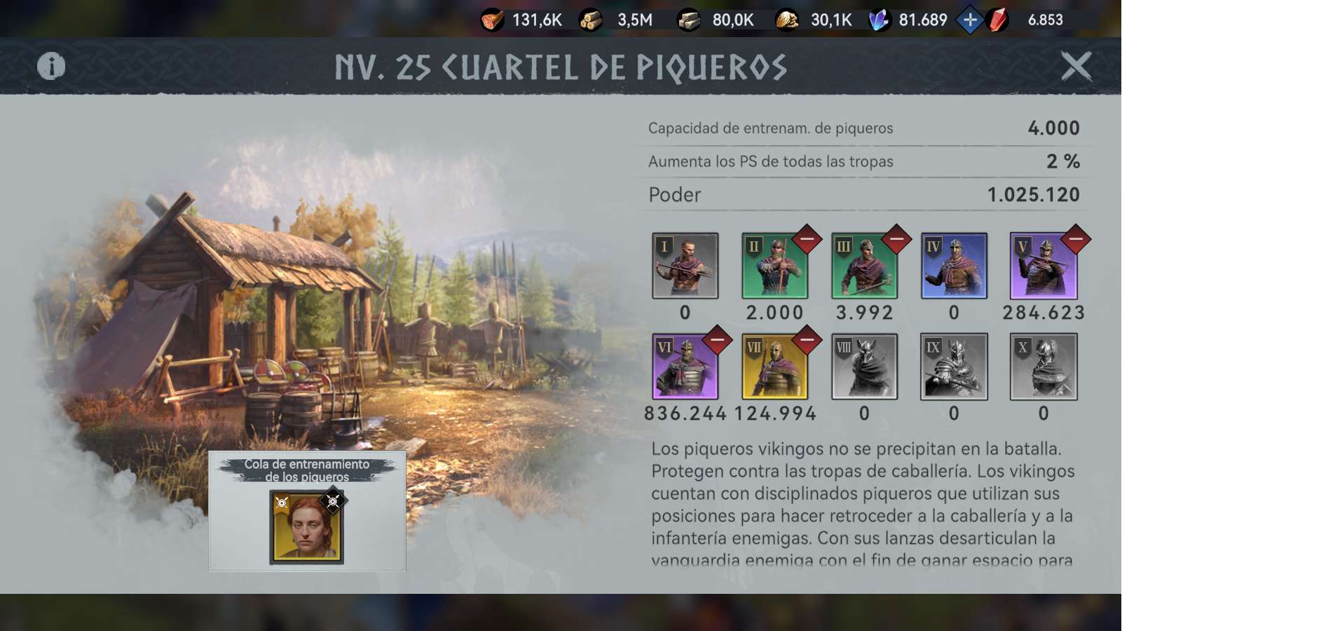 Cuenta Viking Rise en venta – 112M Power