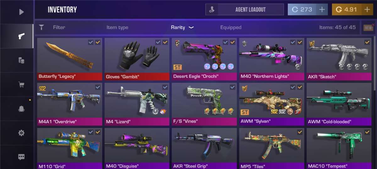 Butterfly legacy, gambit gloves...
