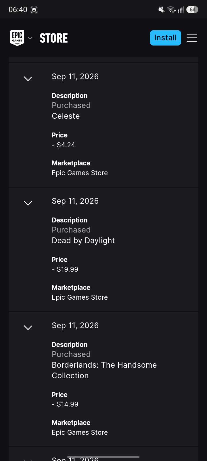 Epic Games Account | 24 AAA Titles | 0 Hours 