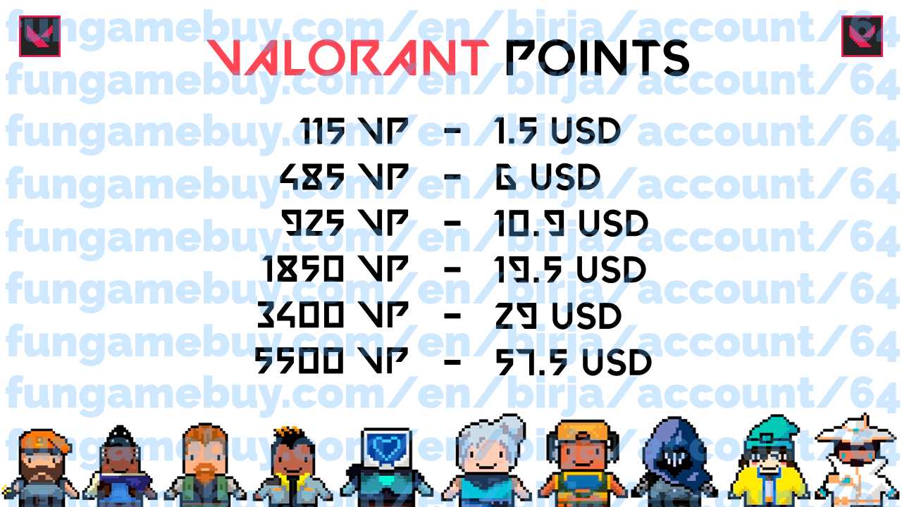 Valorant Points — region Europe