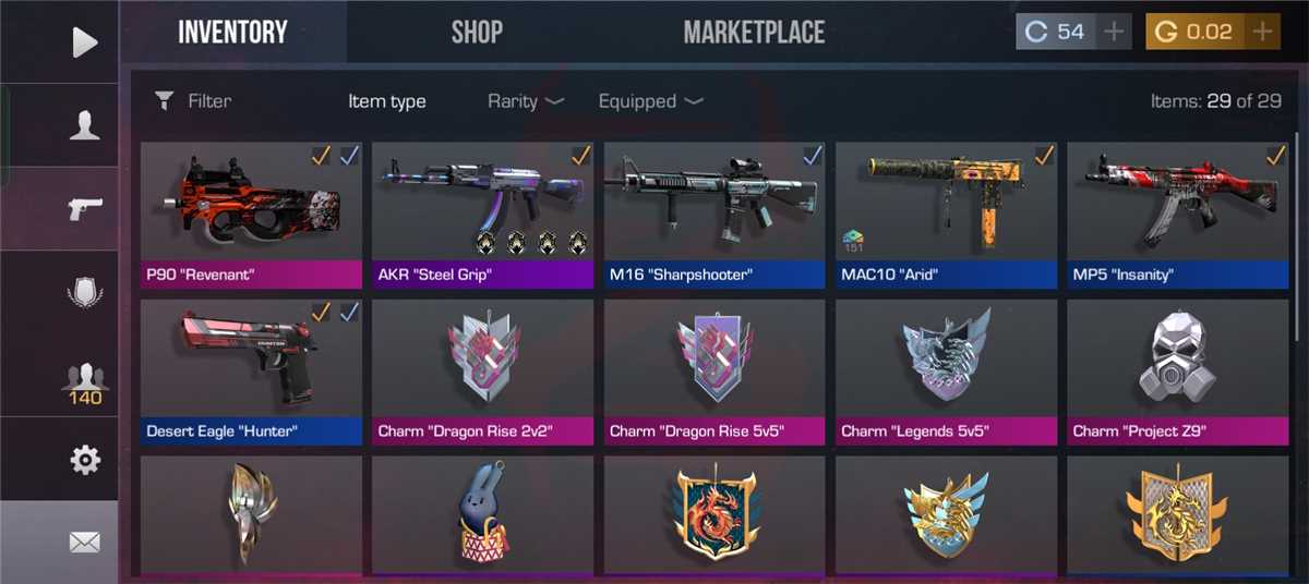 Standoff 2 season 1 og account 