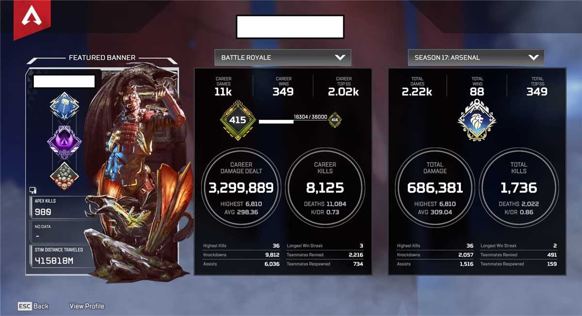 Akun Apex Legends