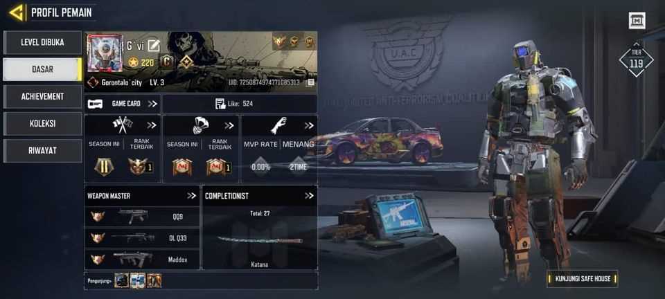 Akun Call of Duty Mobile