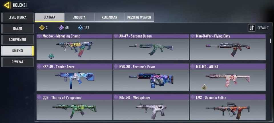 Akun Call of Duty Mobile