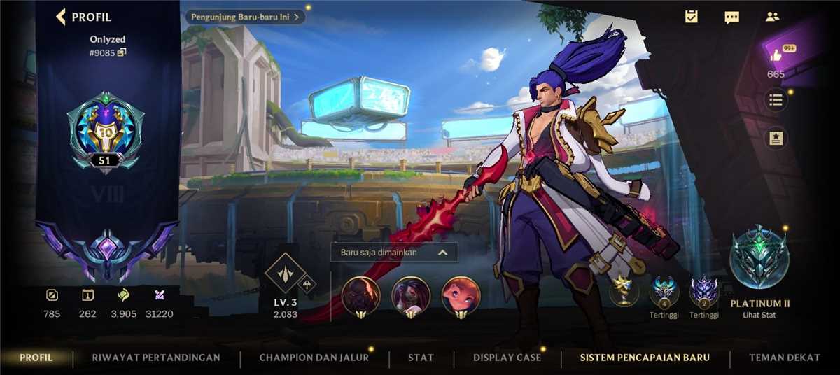 Jual akun LOR