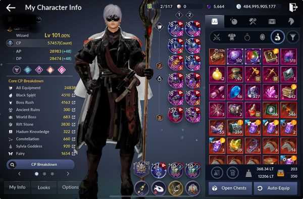Jual akun Black Desert Mobile