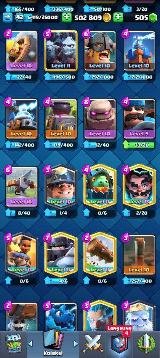 jual akun Clash Royale