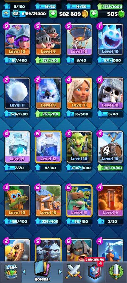 jual akun Clash Royale