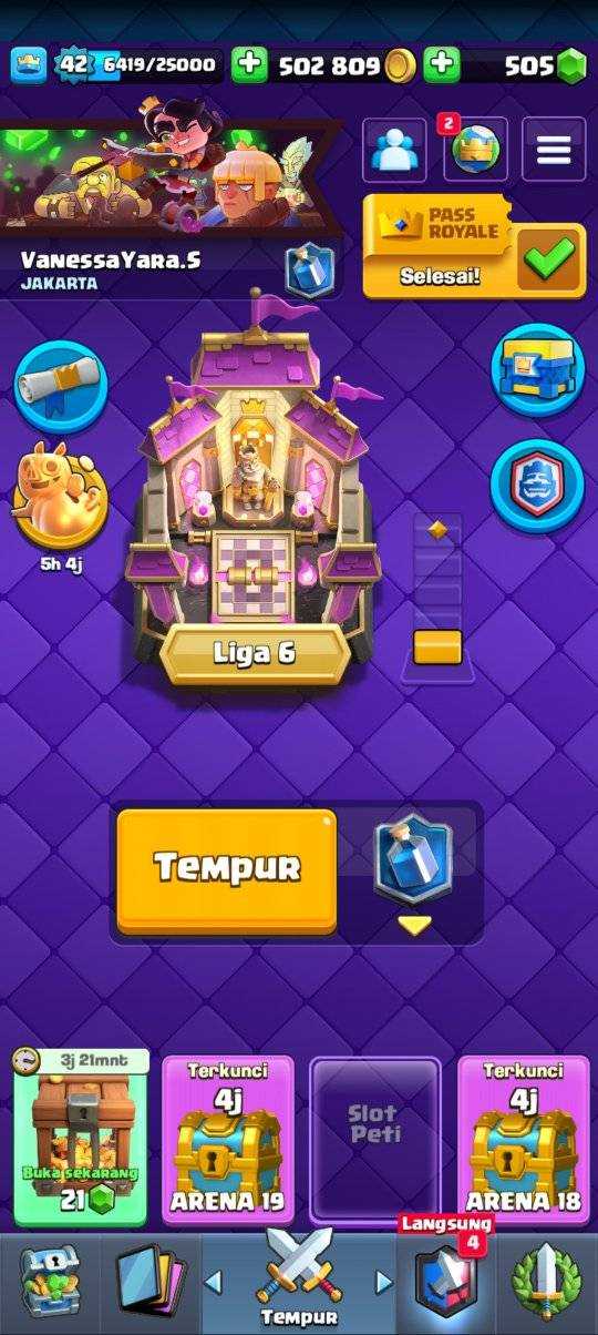 jual akun Clash Royale