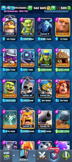 jual akun Clash Royale