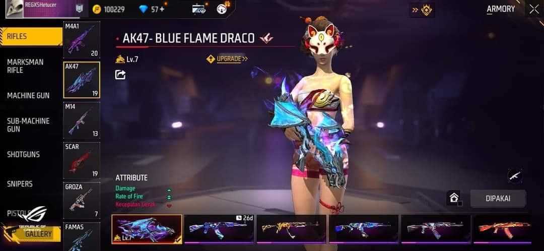 Jual akun FF