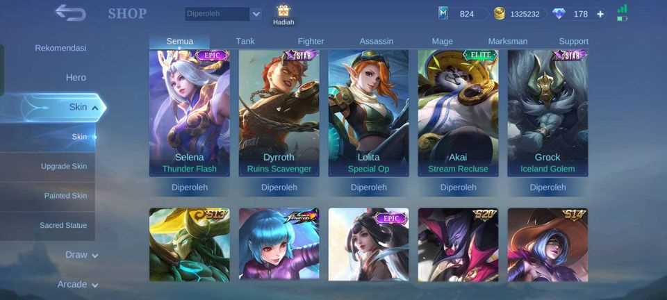 Jual akun