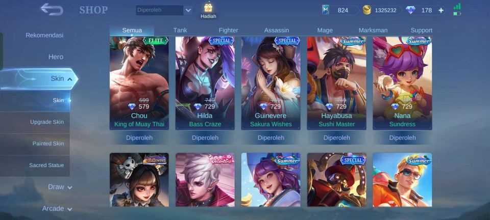 Jual akun
