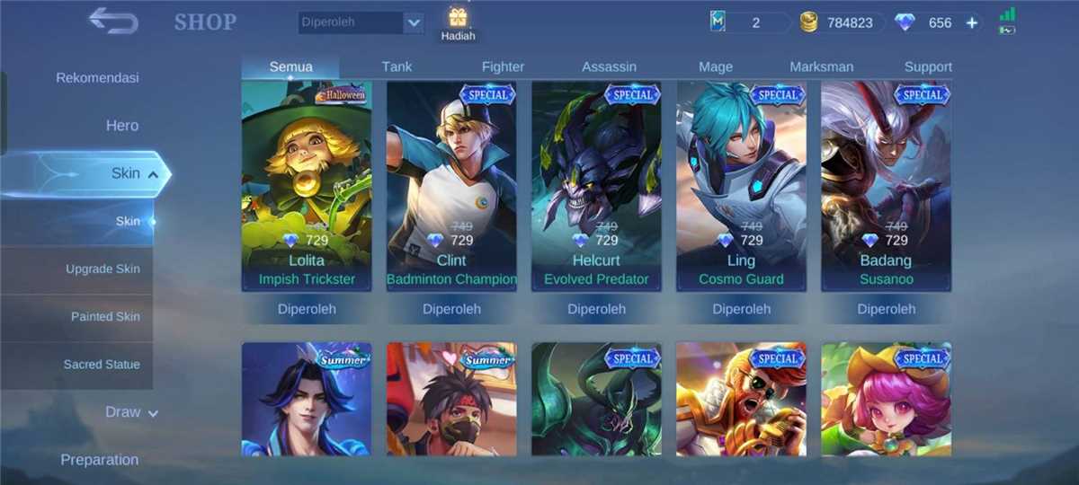 Jual akun