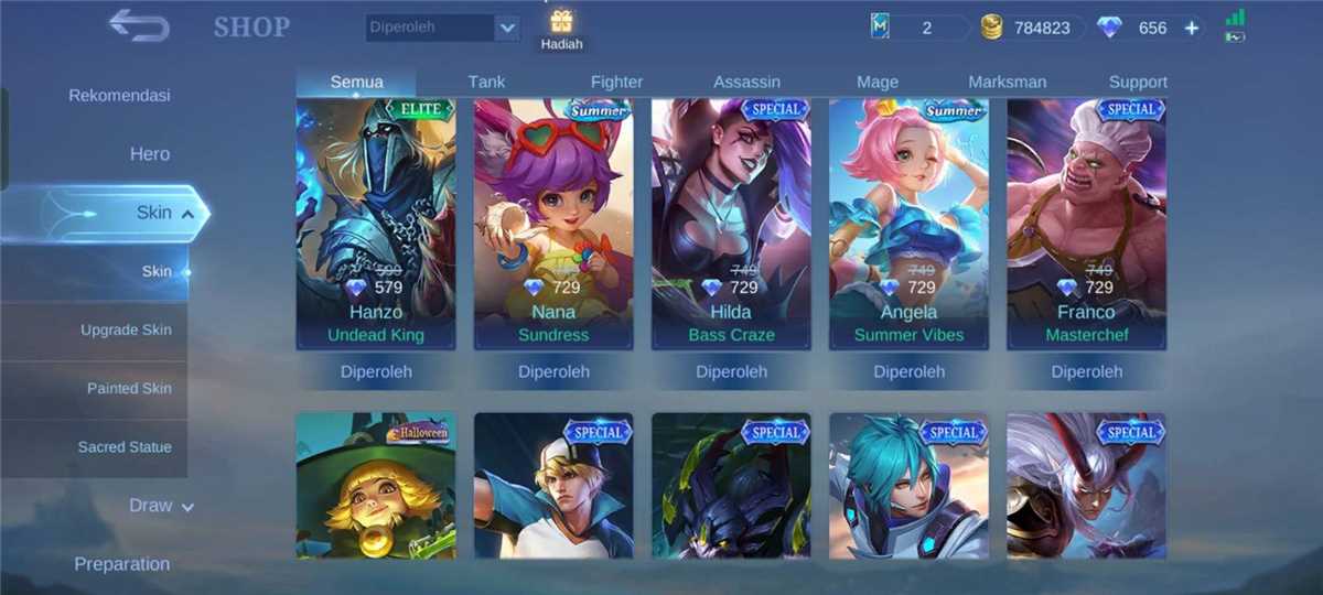 Jual akun
