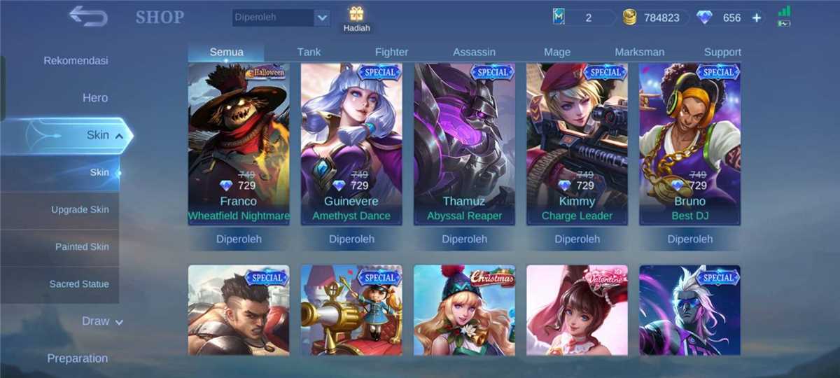 Jual akun