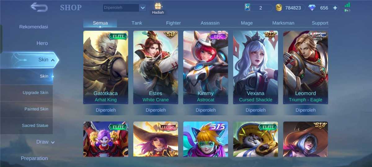 Jual akun