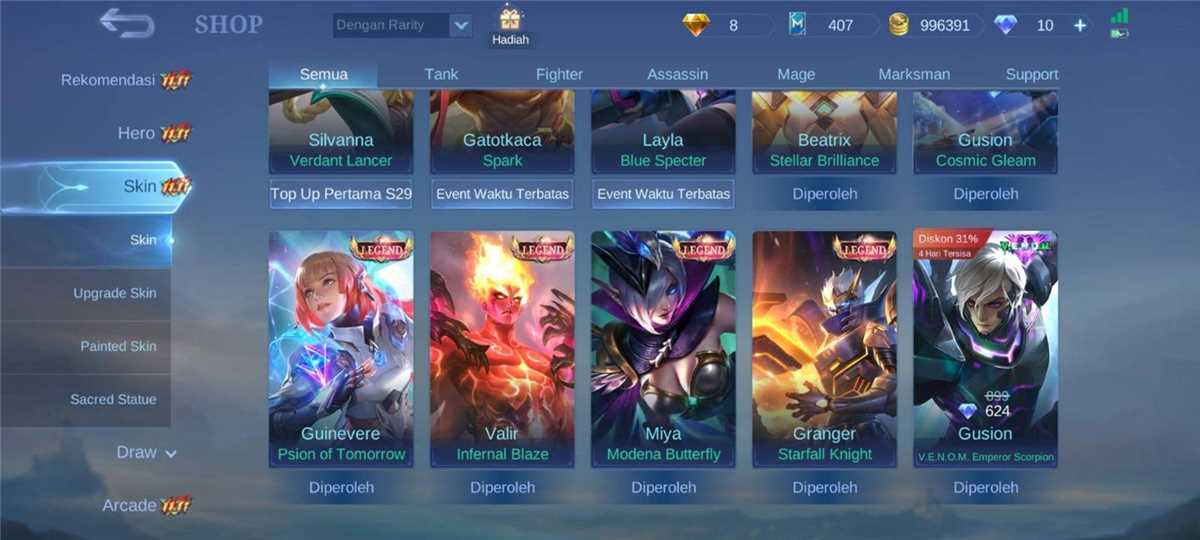 Akun penjualan
