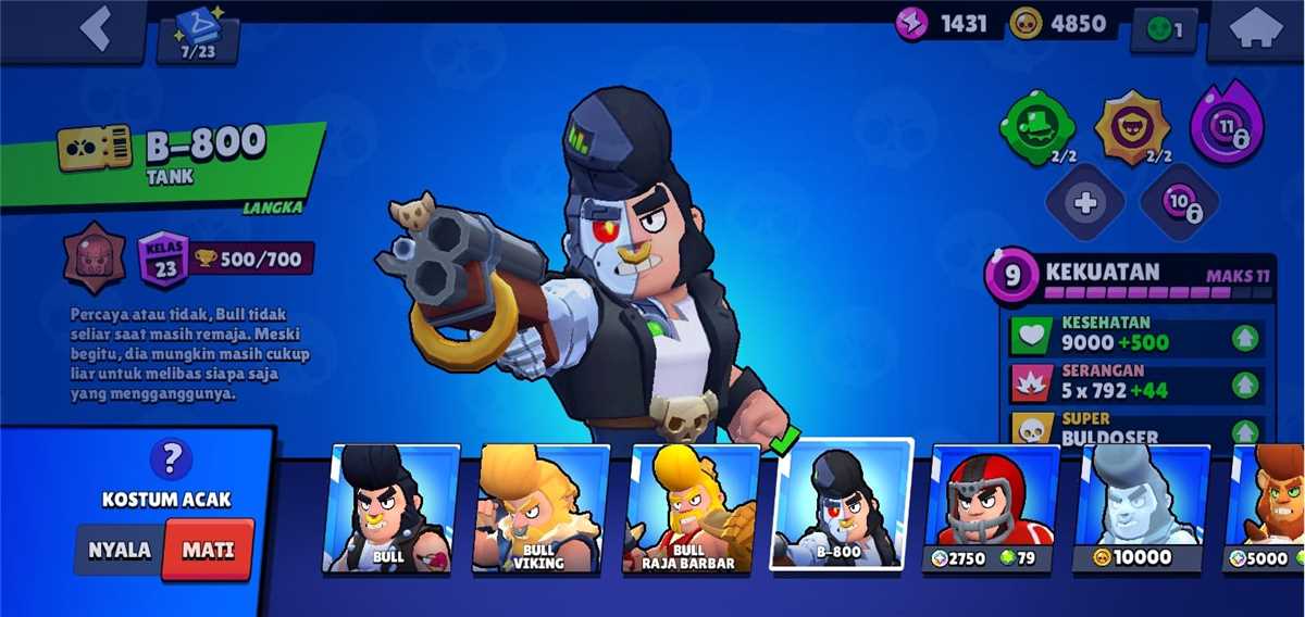 Tropi 33k, brawler 71/73 bp 7x