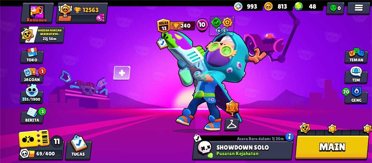 Jual akun Brawl stars