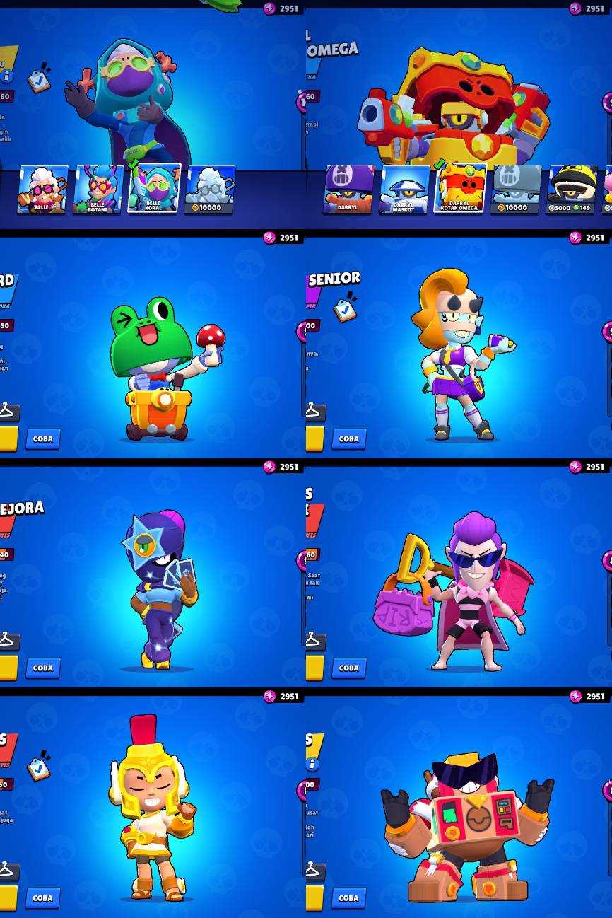 Jual akun Brawl stars
