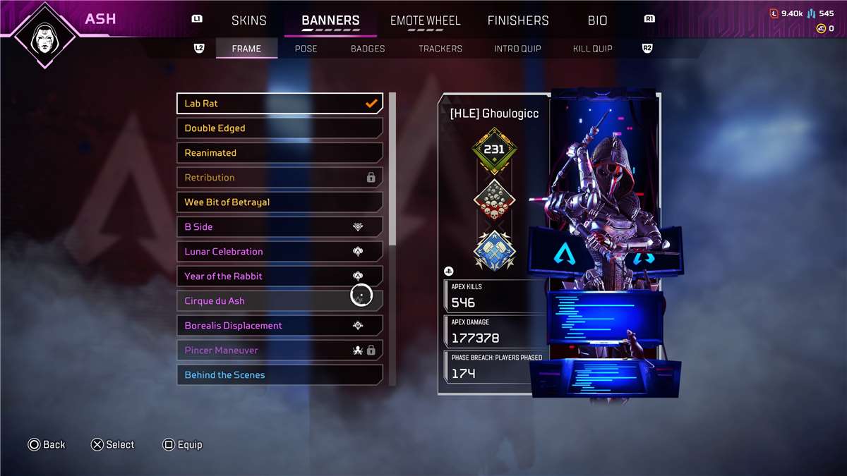 Playstation  apex account for sale 