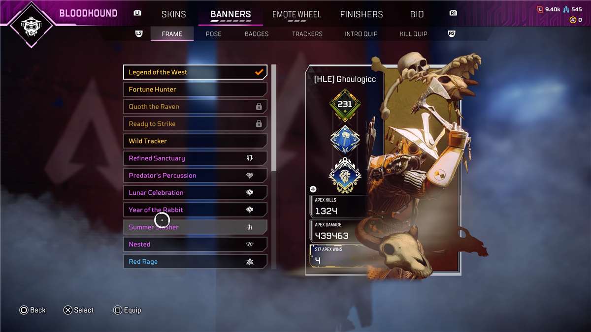 Playstation  apex account for sale 